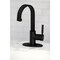 Kingston Brass LS8610DKL Kaiser One-Handle 1-Hole Deck Mounted Bar Faucet, Matte Black LS8610DKL - alternate 6